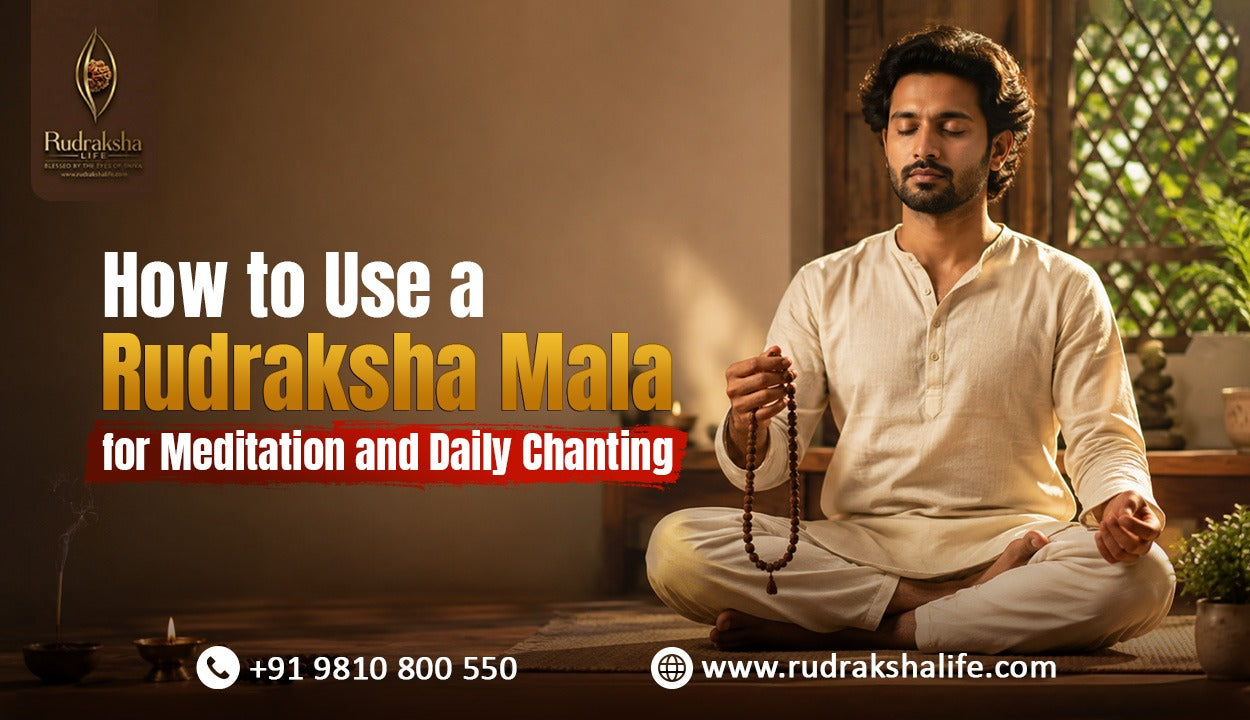 How to Use a Rudraksha Mala for Meditation and Daily Chanting