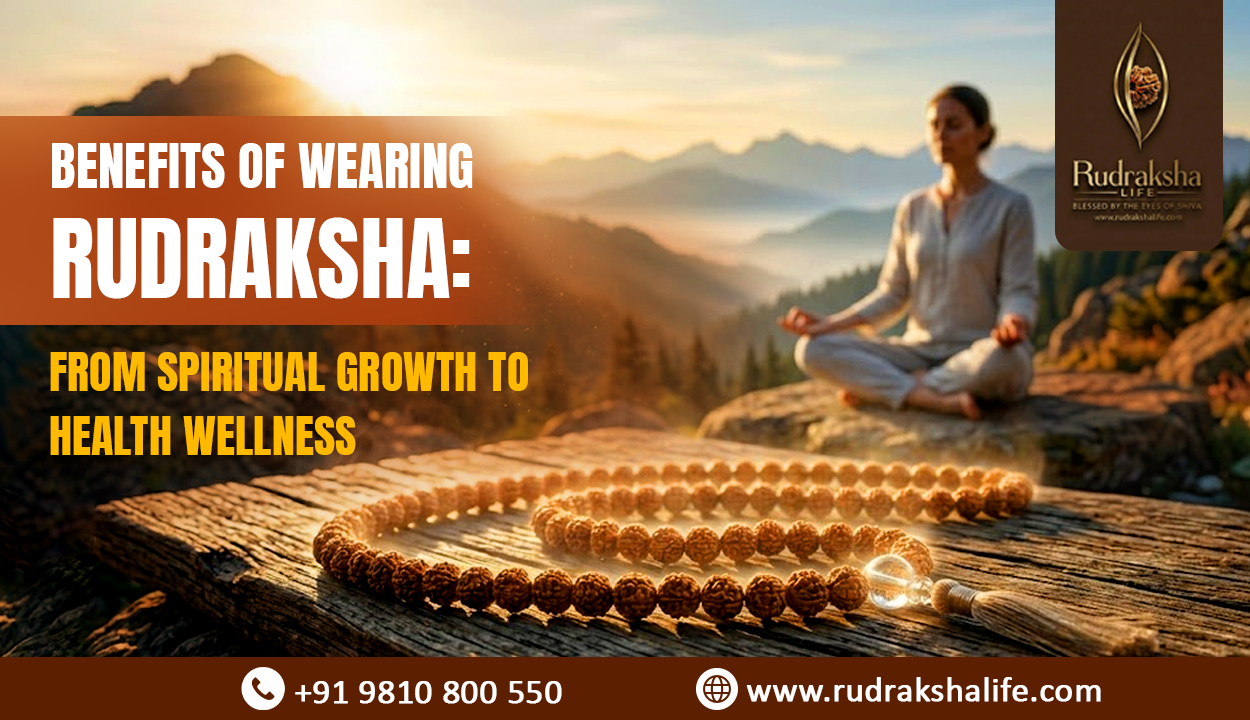 Benefits of Wearing Rudraksha: From Spiritual Growth to Health Wellness