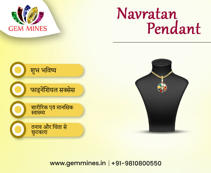 Navratan Rudraksha Pendent