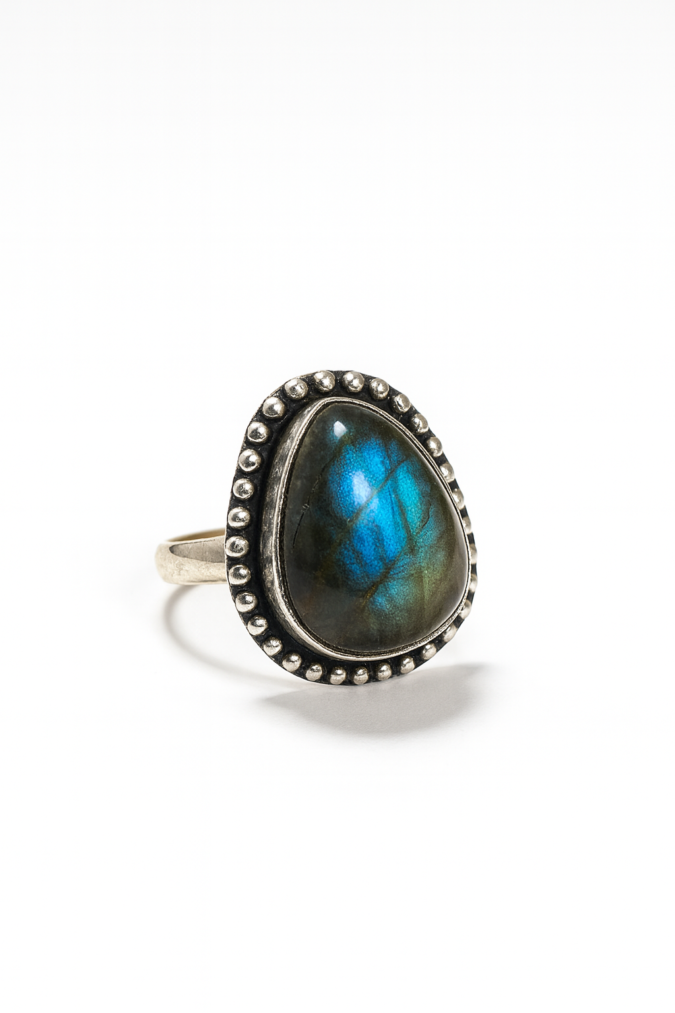 Natural Labradorite Ring