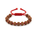 9 Mukhi Rudraksh Bracelet with Knot