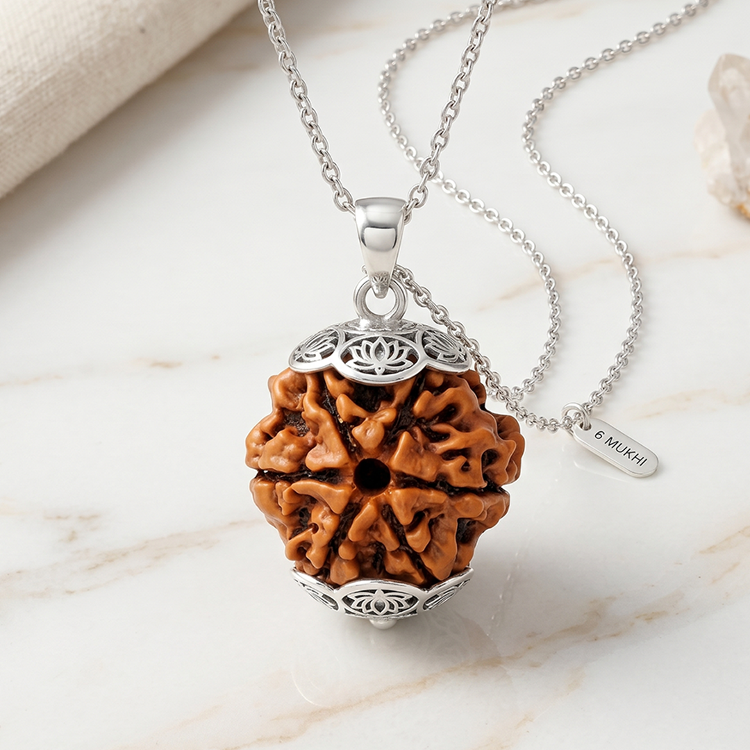 6 MUKHI RUDRAKSHA Regular