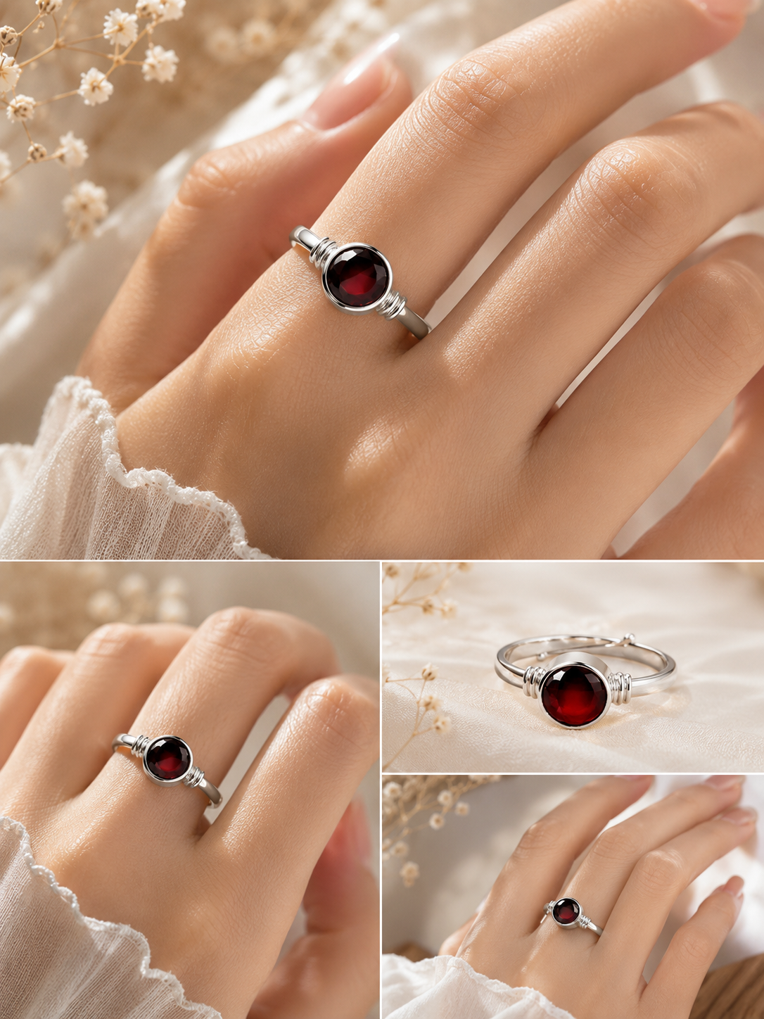 Hessonite (Gomed) Ring