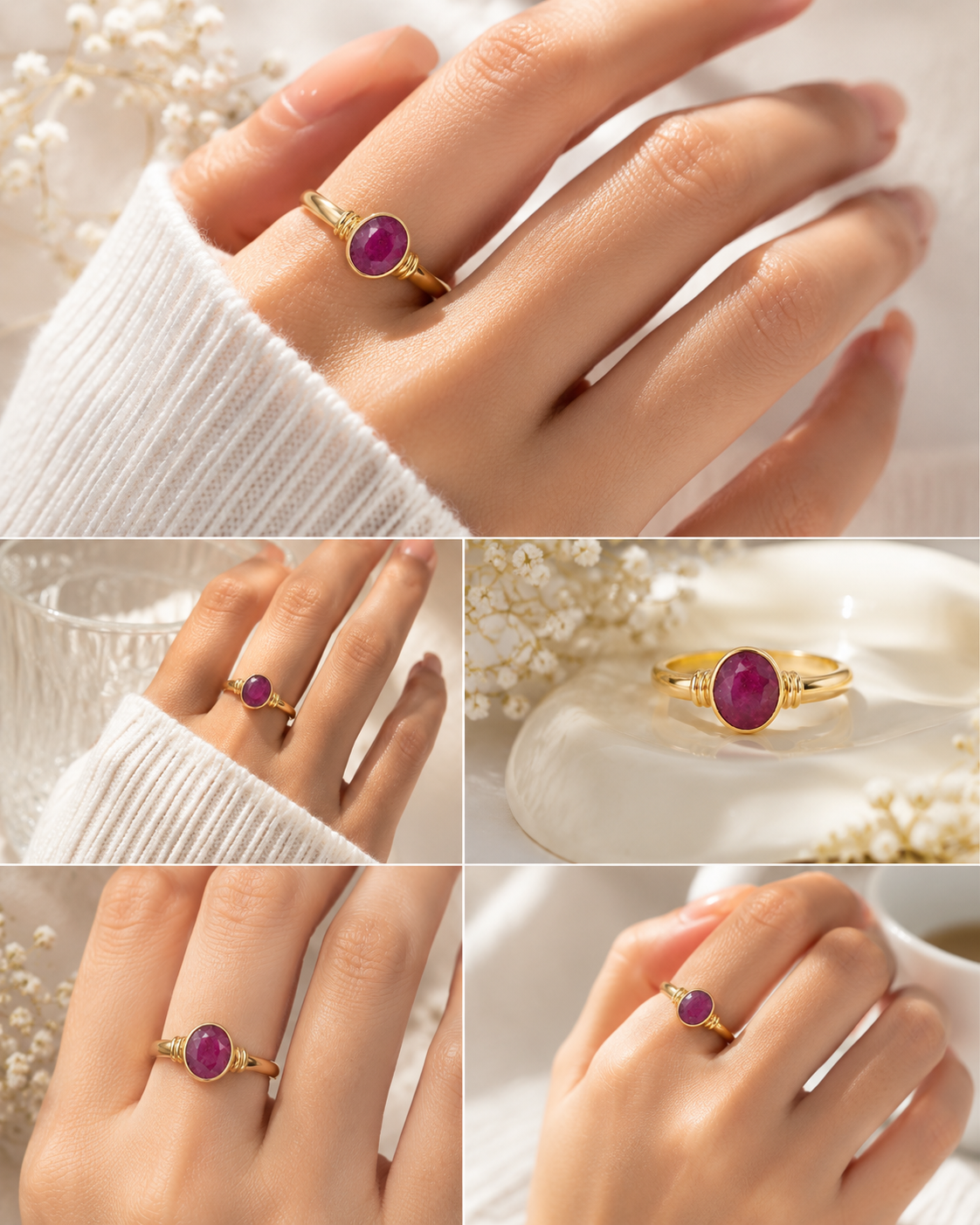 Natural Ruby (Manik) Ring