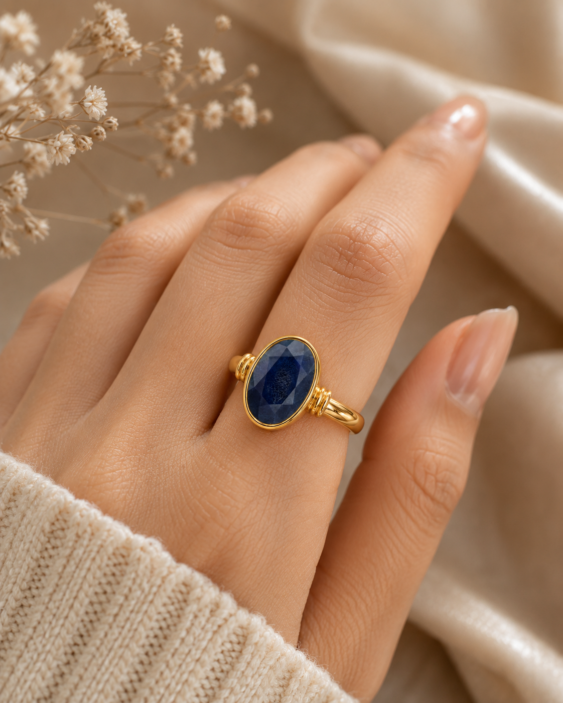 Blue Sapphire (Neelam) Ring
