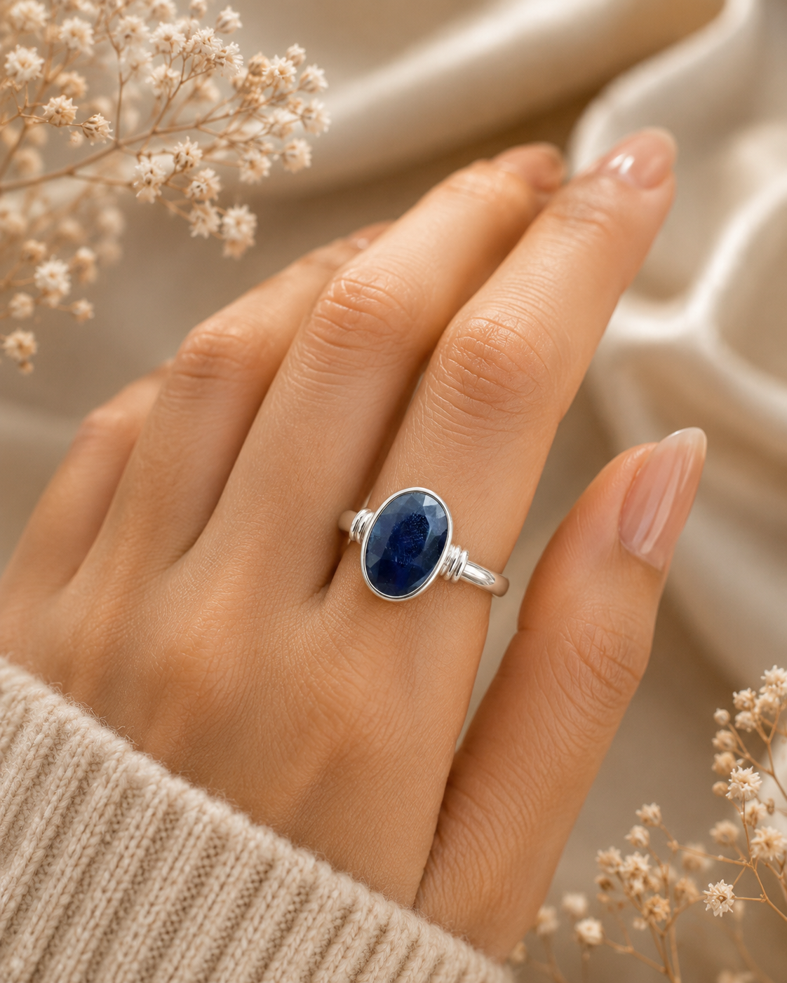 Blue Sapphire (Neelam) Ring
