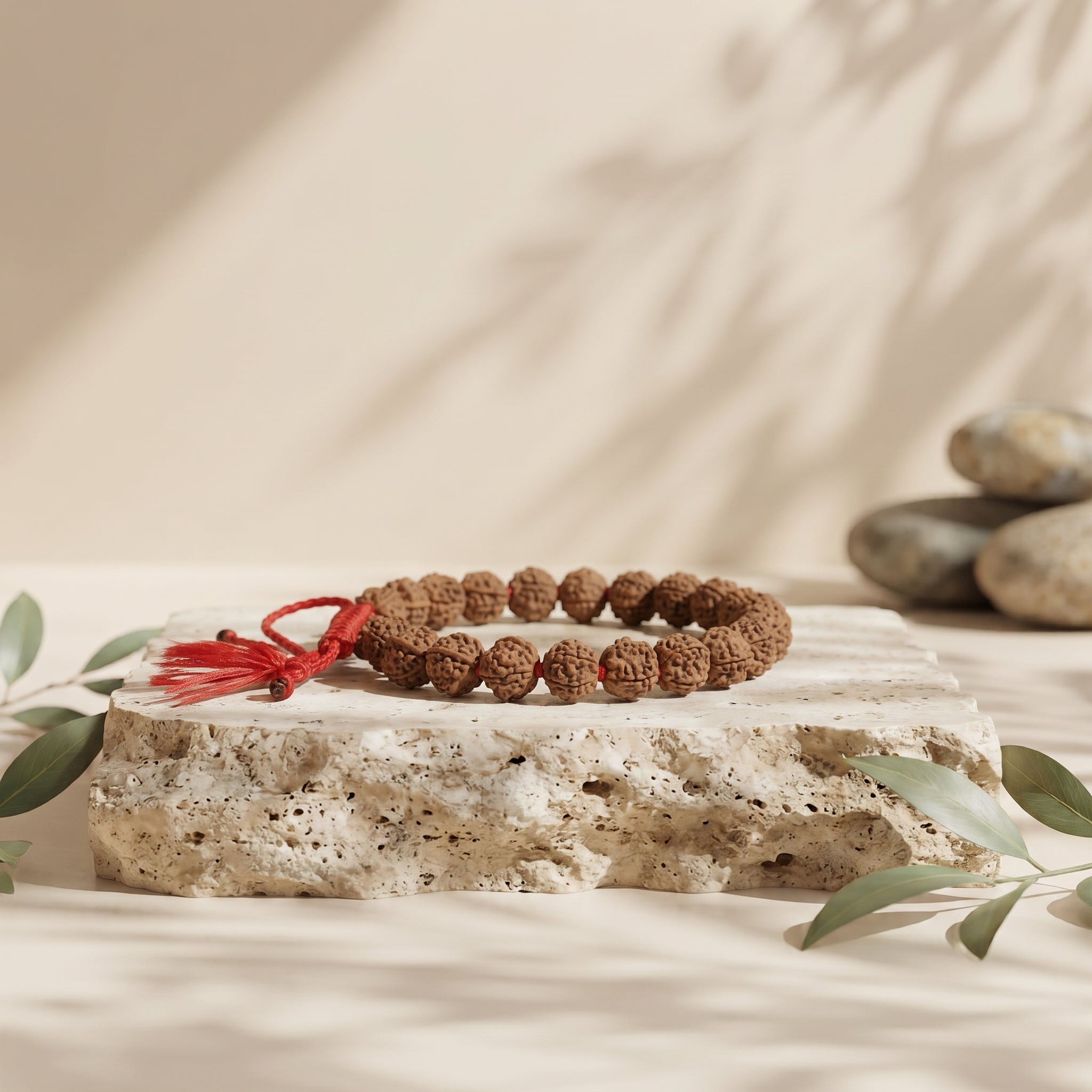 Ganesh Rudraksha Bracelet with Knot