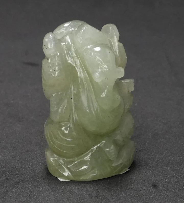 Natural Green Aventurine Ganesh Ji Murti