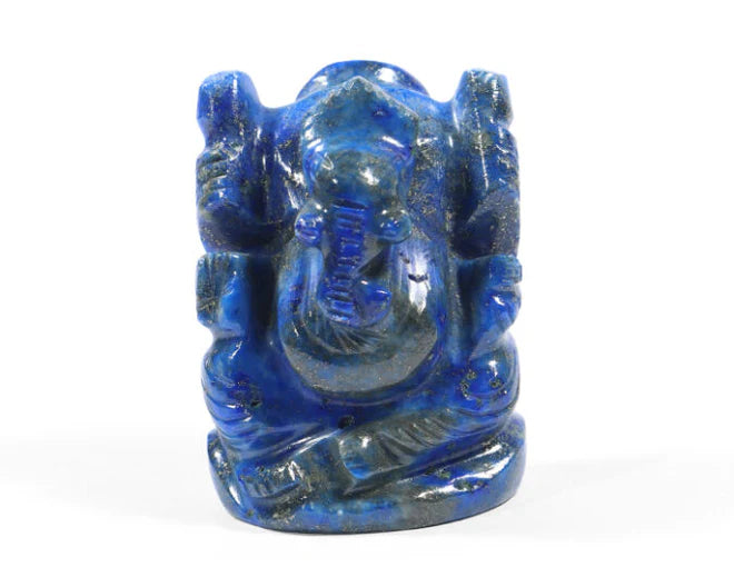Natural Lapis Lazuli Ganesh Ji Murti