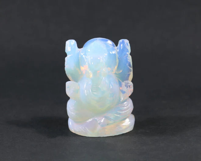 Natural Opal Ganesh Ji Murti
