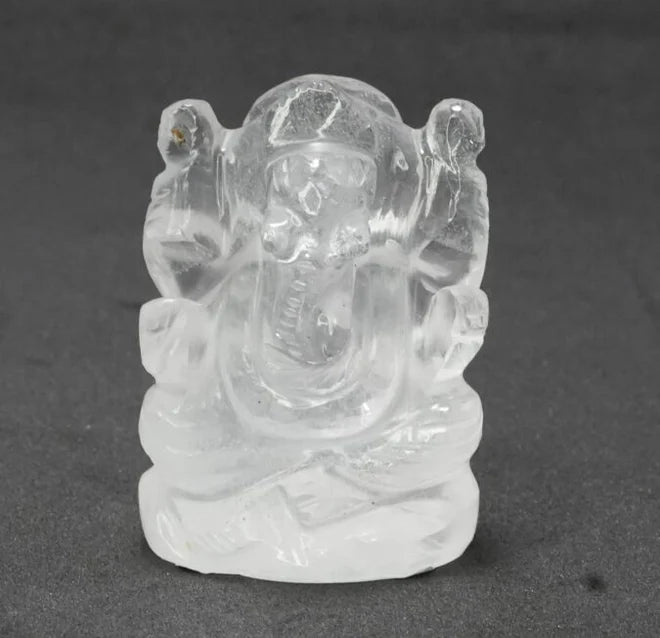 Natural Sphatik Ganesh Ji Murti