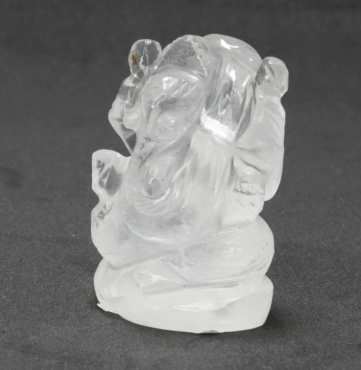 Natural Sphatik Ganesh Ji Murti