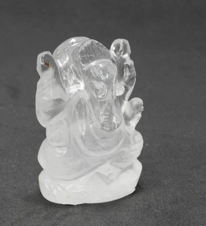 Natural Sphatik Ganesh Ji Murti