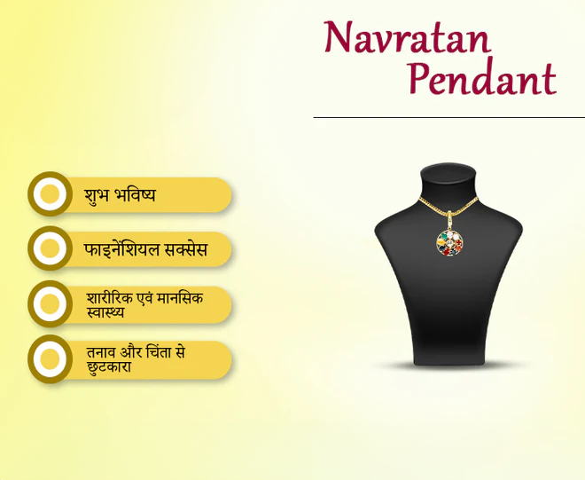 Navratan Rudraksha Pendant