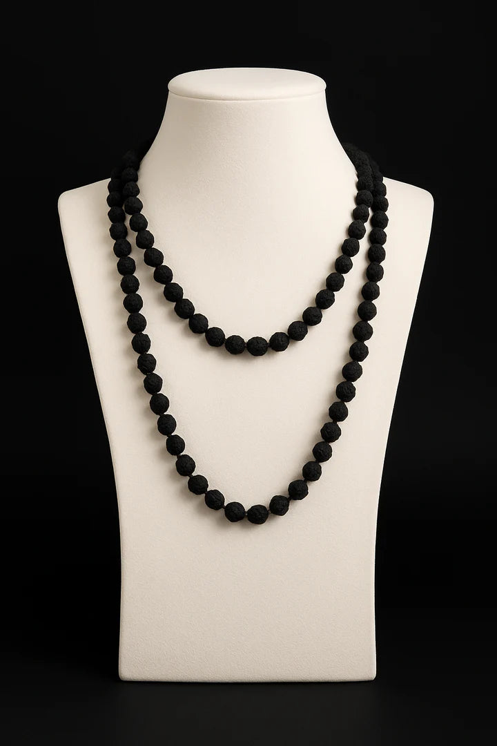 5 Mukhi Rudraksha Mala (5-8mm)