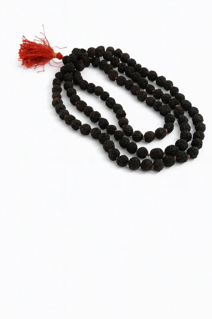 5 Mukhi Rudraksha Mala (5-8mm)