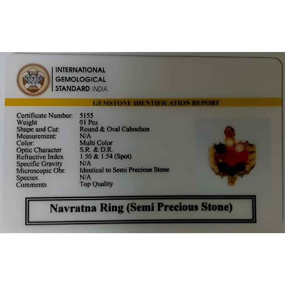 Navratan  Turtoise Ring