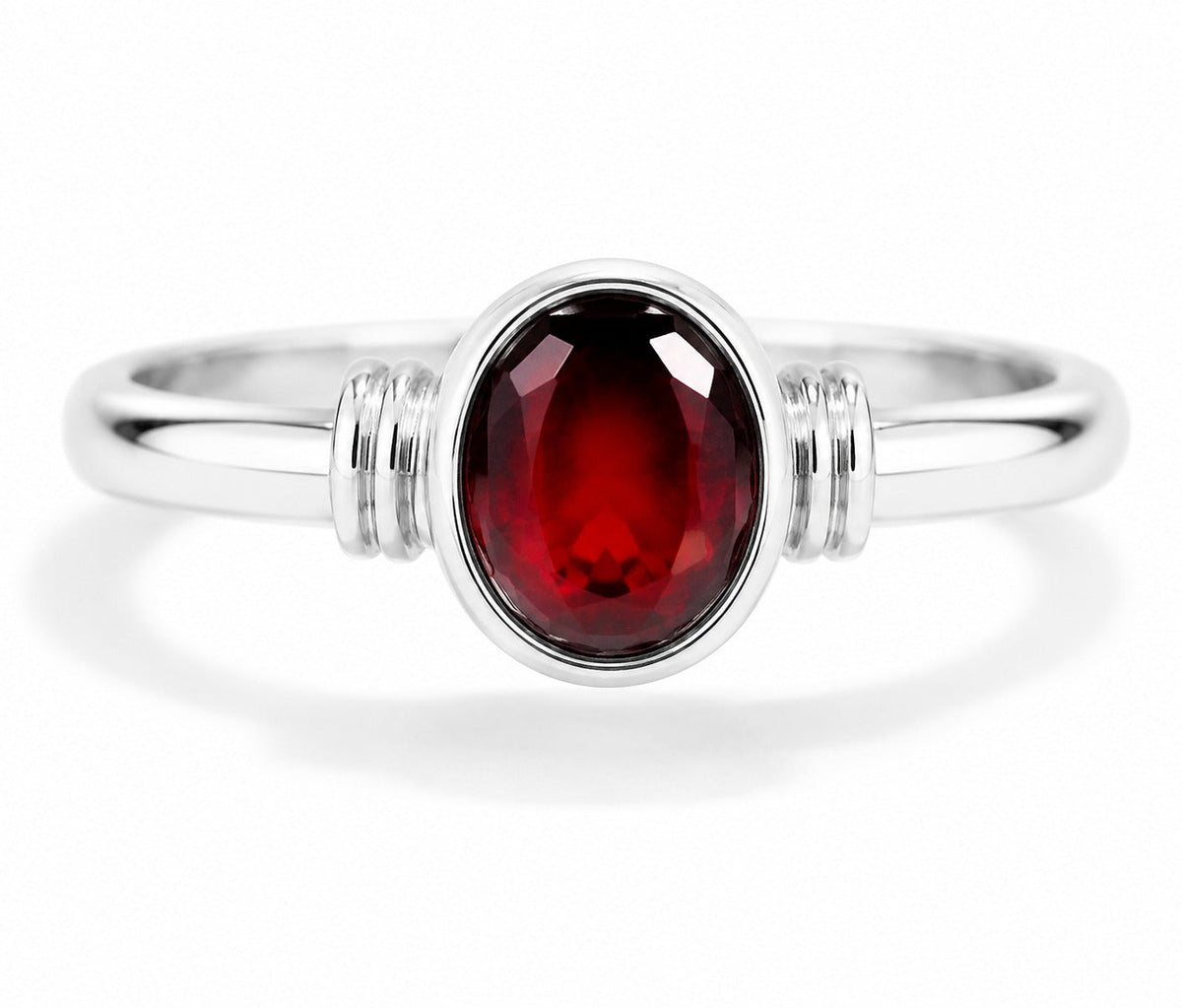 Hessonite (Gomed) Ring