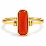 Coral (Moonga) Ring