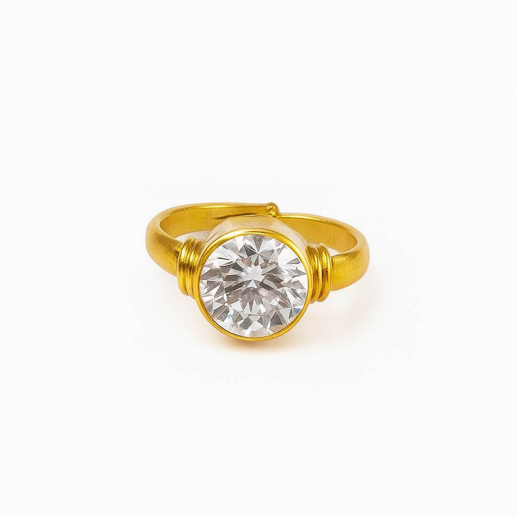 Natural Zircon Ring