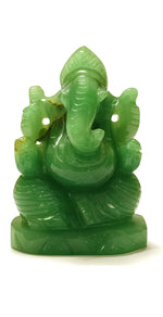 Natural Green Aventurine Ganesh Ji Murti